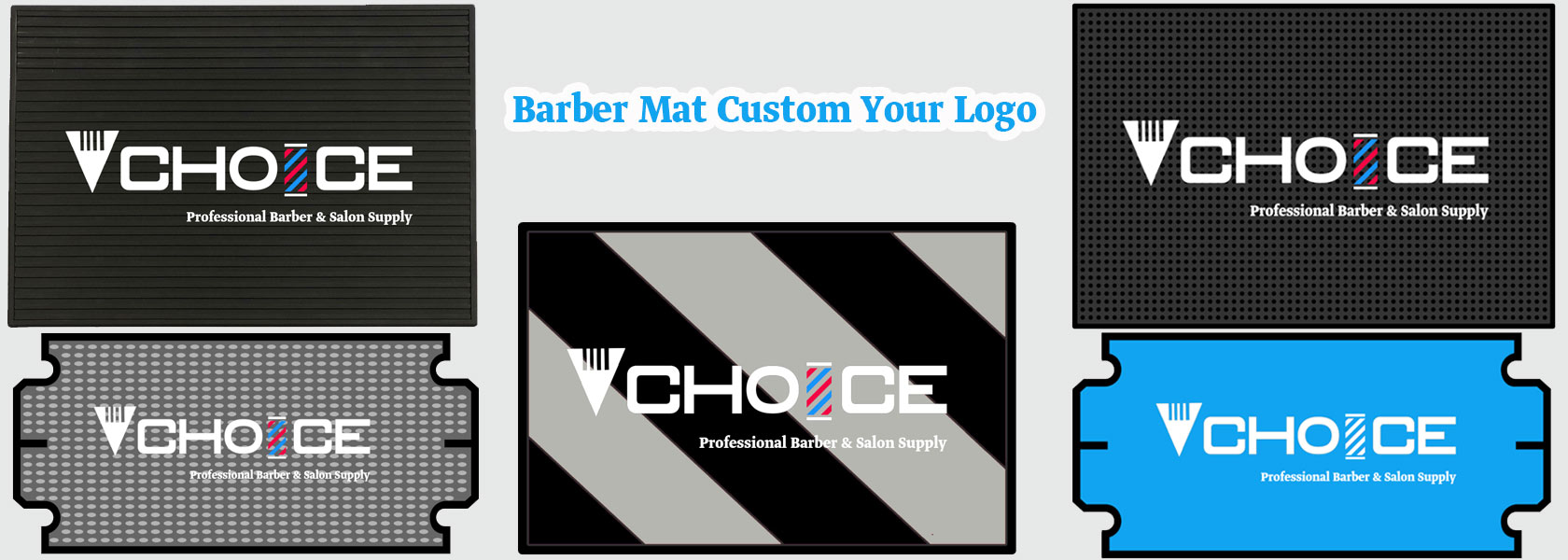 barber mat custom with your logo
