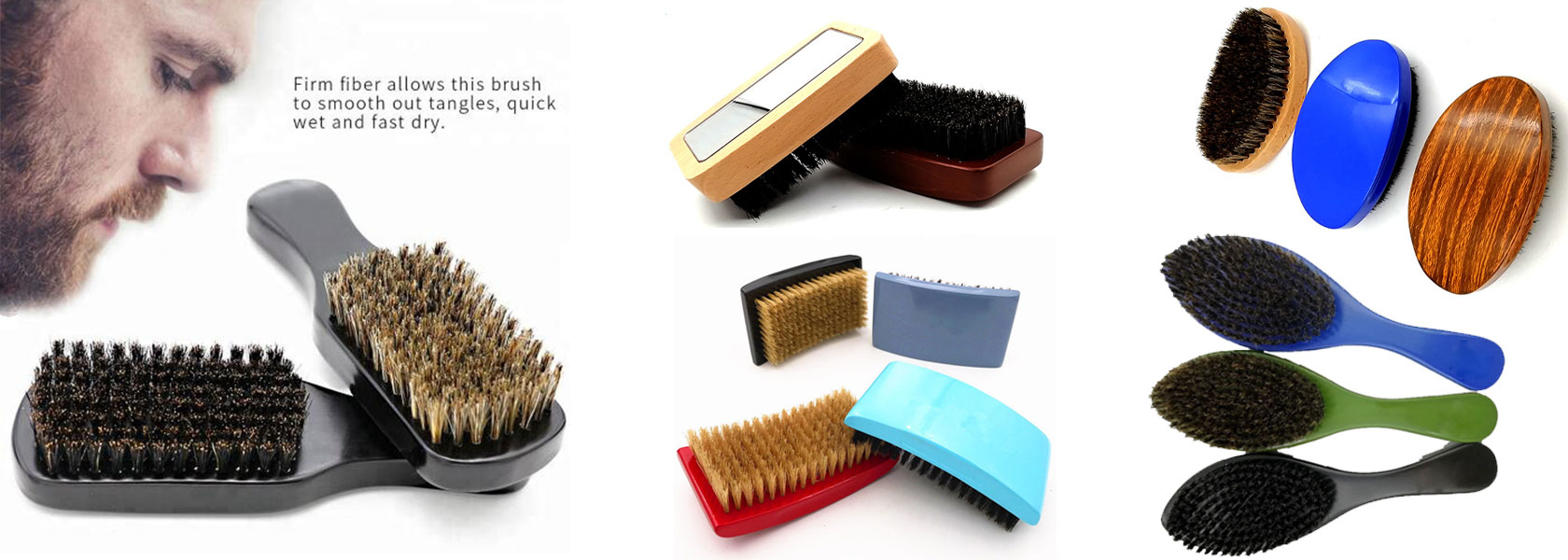 beard brush cutom logo