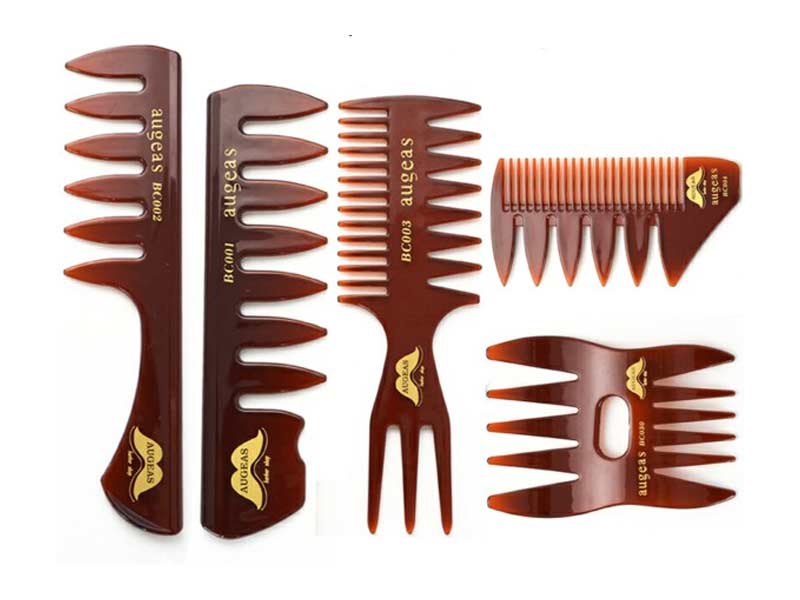 Classic Mens Hair Styling Series Combs new design brown color