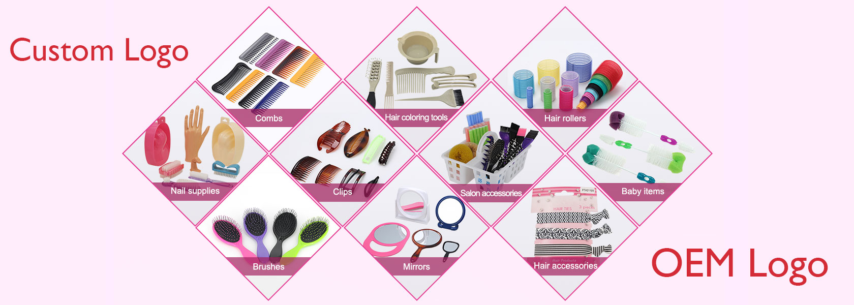 barber and salon products oem logo