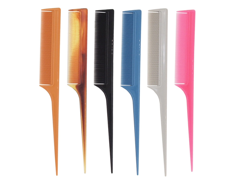 Professional Plastic Dual Usage Custom Cutting Hair Rat Tail Combs
