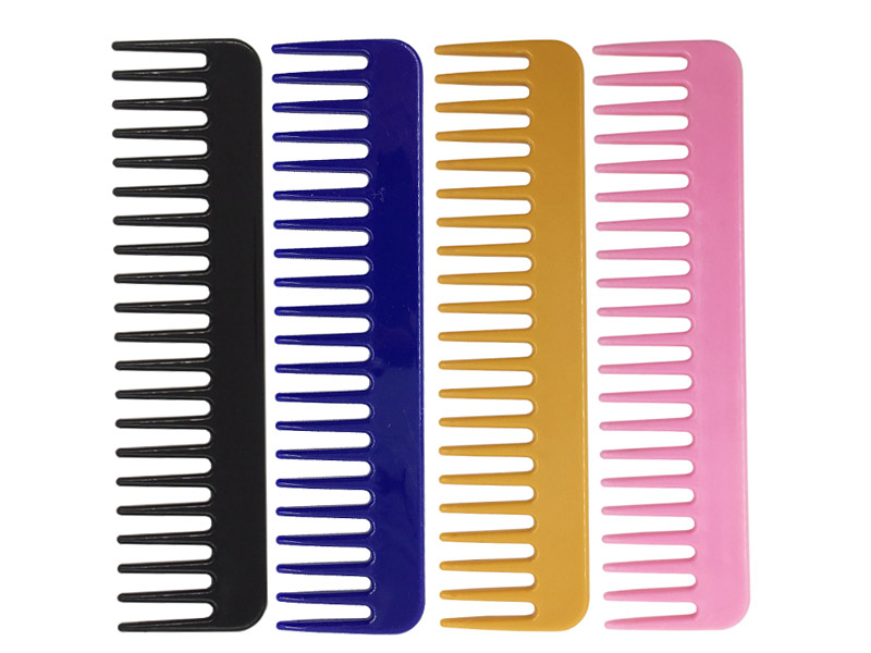 Pink Custom Printed Salon Styler Unbreakable Hair Comb oem logo