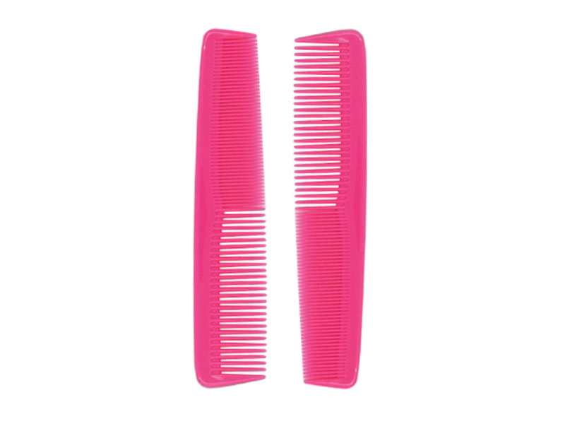 Fancy pink color hairdressing cutting comb high quality woman hair comb