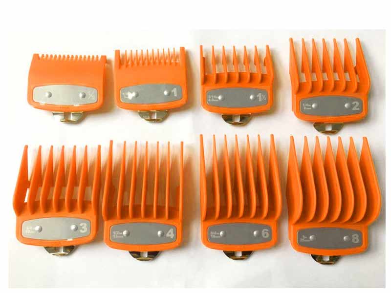hair cutting guide/limit comb/hair premium guide comb custom with your logo orange color