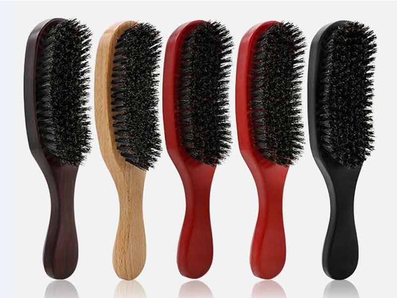 Hot selling OEM logo high quality wooden hair beard comb shaving brush