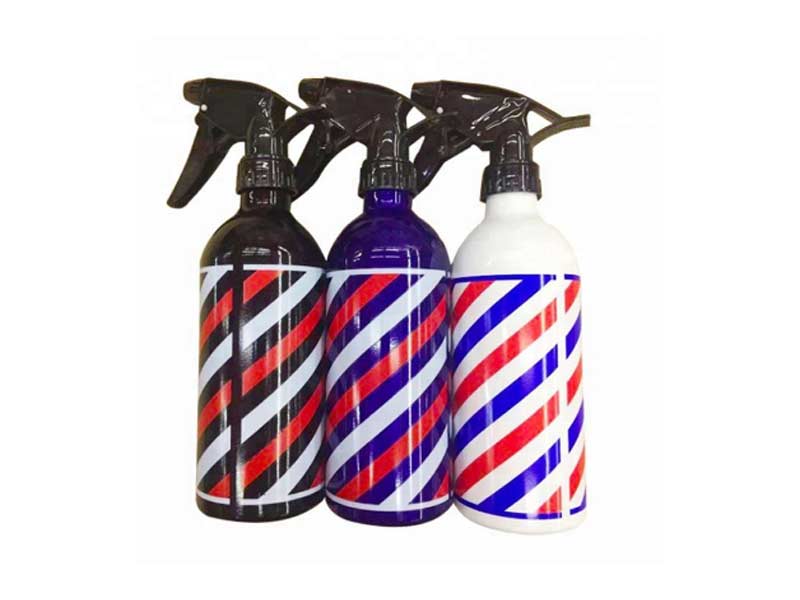 Professional Hairstylist Hairdressing Adjustable Mist Salon Aluminum Water 500ml Spray Bottle With Trigger Pump