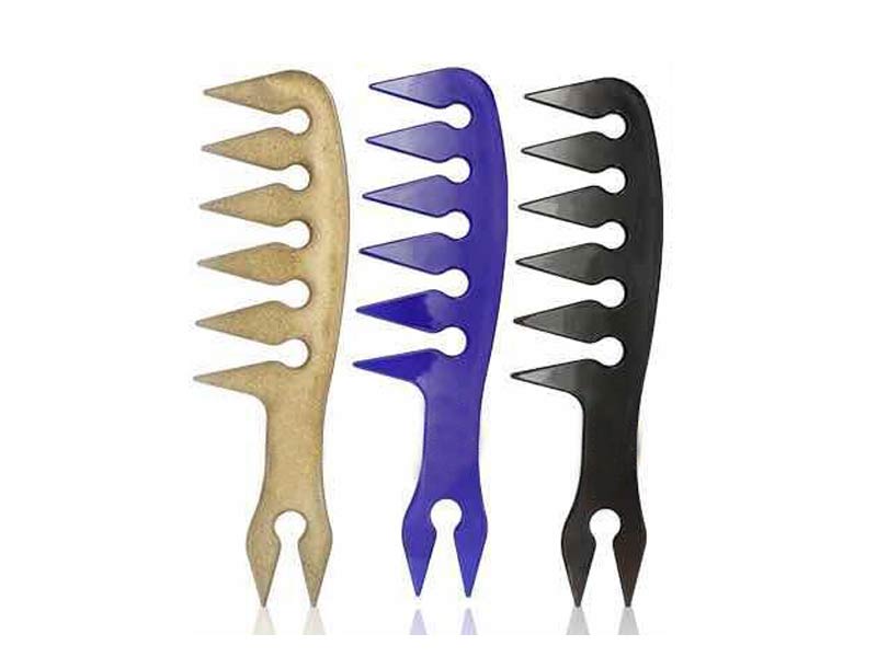 Portable Beard Comb Plastic Classic Oil Head Comb Mens Shaving Anti-Static Brush