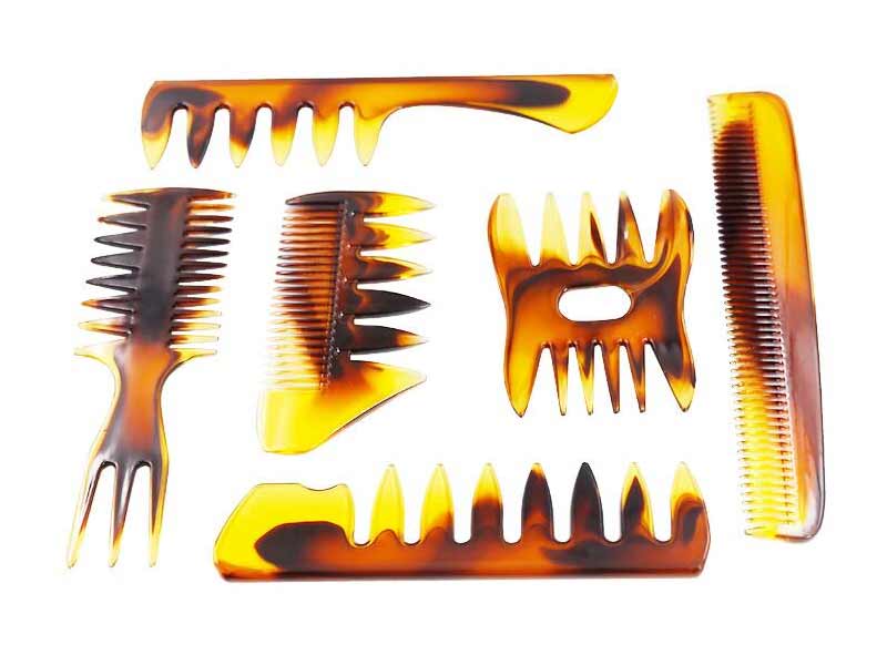 professional barbershop hair cut amber oil head comb men��s styling comb customized your logo