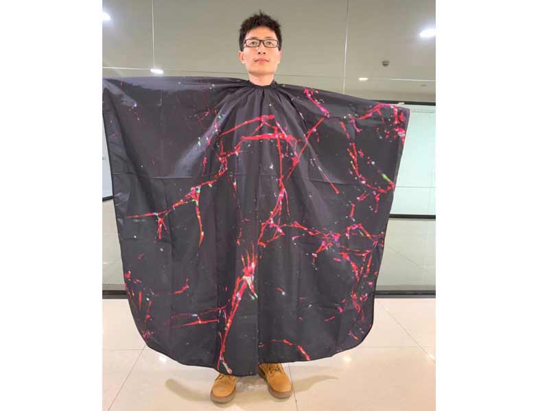 The Flash lighting Barber cape and hairstyling professional cape we can customized your logo on it