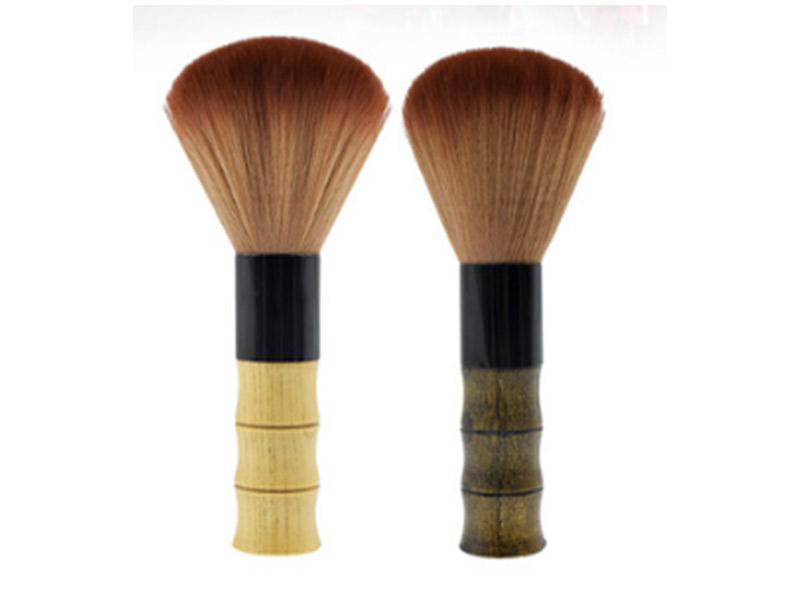 Private label Nylon Wood barber neck duster brush hot sale