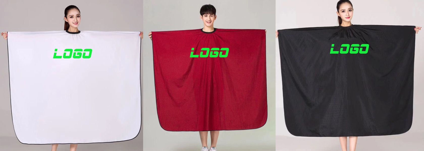 hair salon barber cape accept custom with your logo