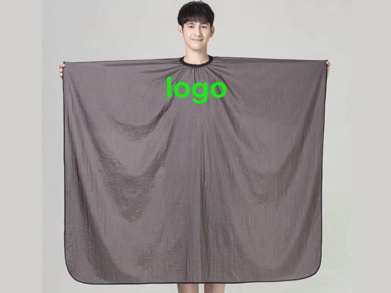 OEM/CUSTOM HAIRCUT CAPE with your logo gray
