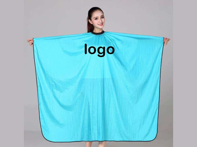 Professional Barber Hairdressing Cape blue oem/print custom your logo