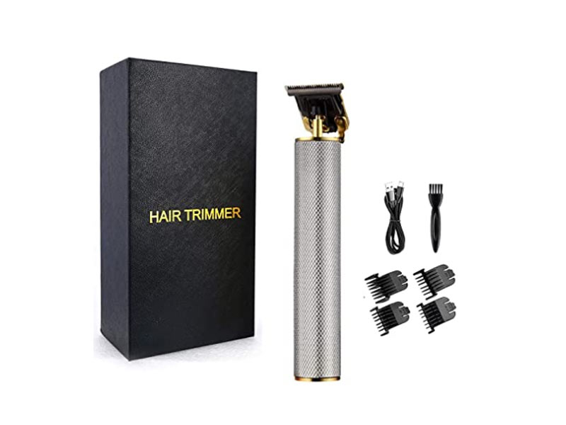 Professional Cordless Outliner Hair Trimmer, 0mm Baldheaded Hair Clipper T-Blade Hair Clipper for Men Zero Gapped Detail Beard Shaver Barbershop
