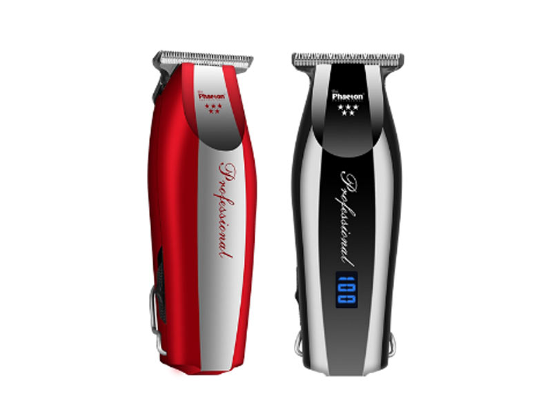Phaeton Professional Electric Hair Clipper LCD Display Rechargeable Hair Trimmer Beard Shaving Haircut Machine 0.1mm Cutting Barber Tool