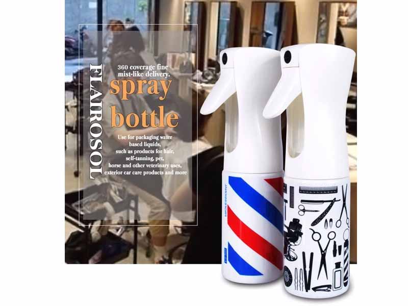 New type empty Reusable beauty Continuous 100ml 200ml 300ml PET salon barber Fine Mist spray bottle 