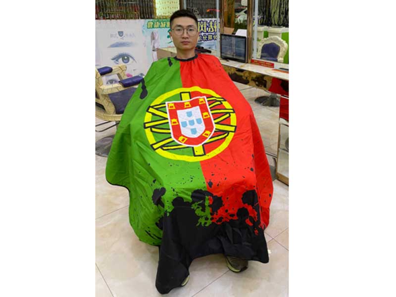 portugal flag barber cape customized