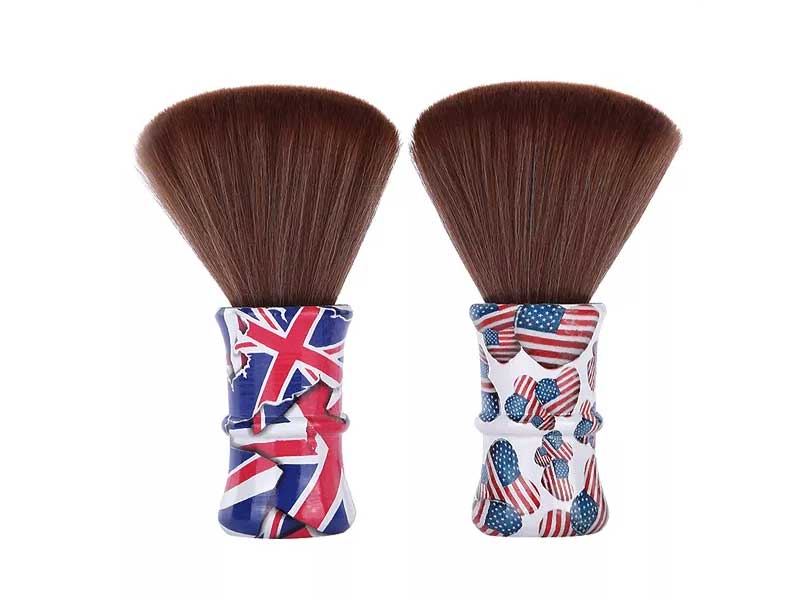barber hair brush sweep clean Broken hair cutting neck duster brush