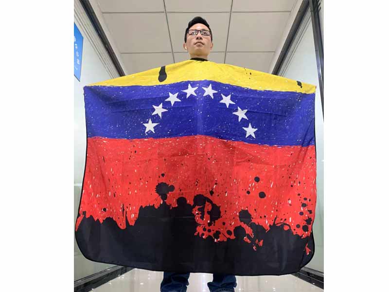 Venezuela Flag Barber Cape Professional Waterproof Hairdress