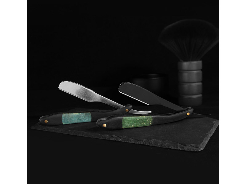 Stainless Steel Professional Sharp Barbershop hairdresser Razors Cut Hair Cutting Thinning beauty salon knife rest