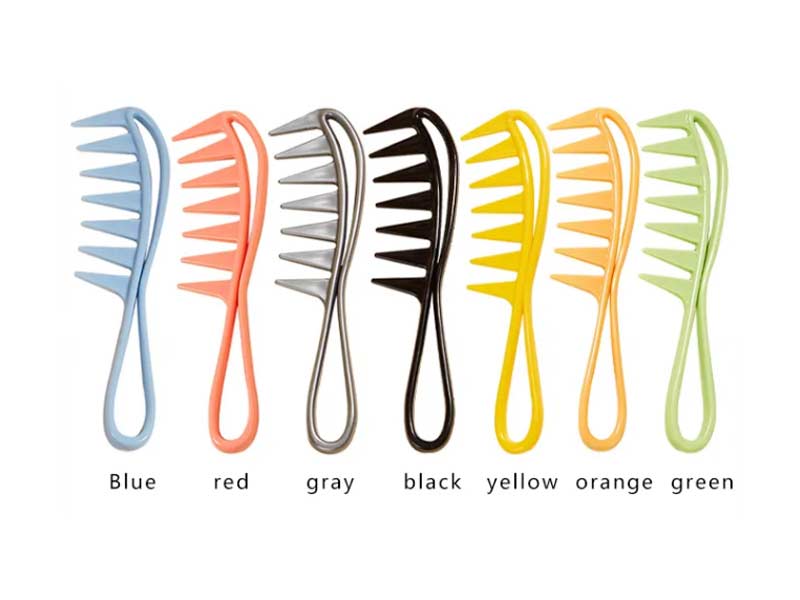 Wholesale fashion Big tooth Hair comb high quality salon women Wide Tooth Rake Comb